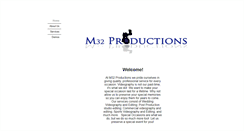 Desktop Screenshot of m32productions.com